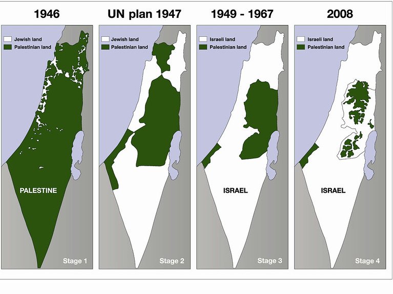 Disappearing Palestine Maps
