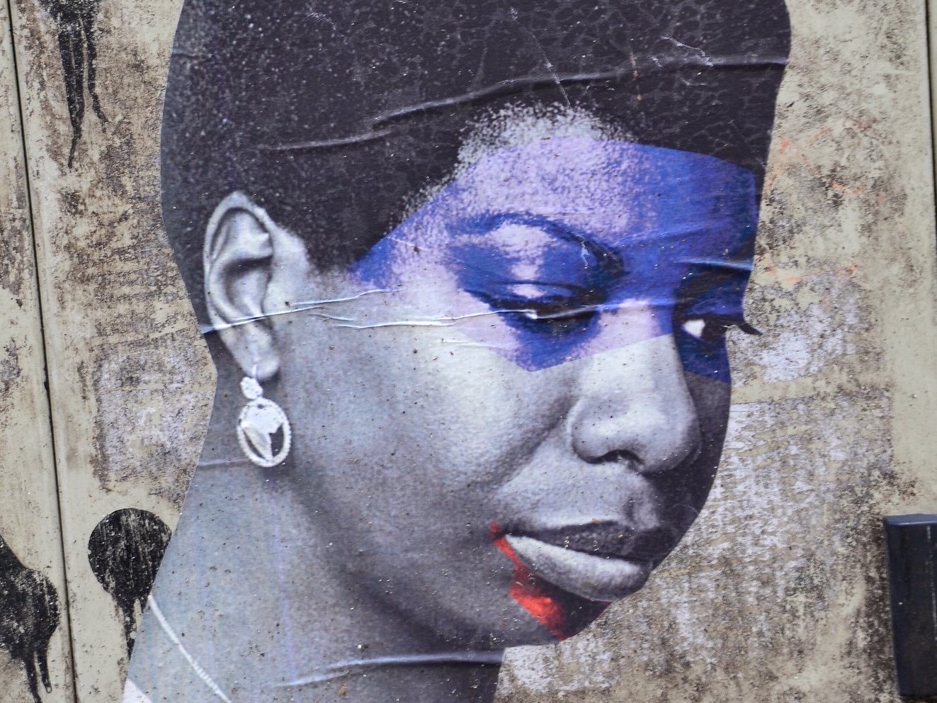 Nina Simone graffiti
